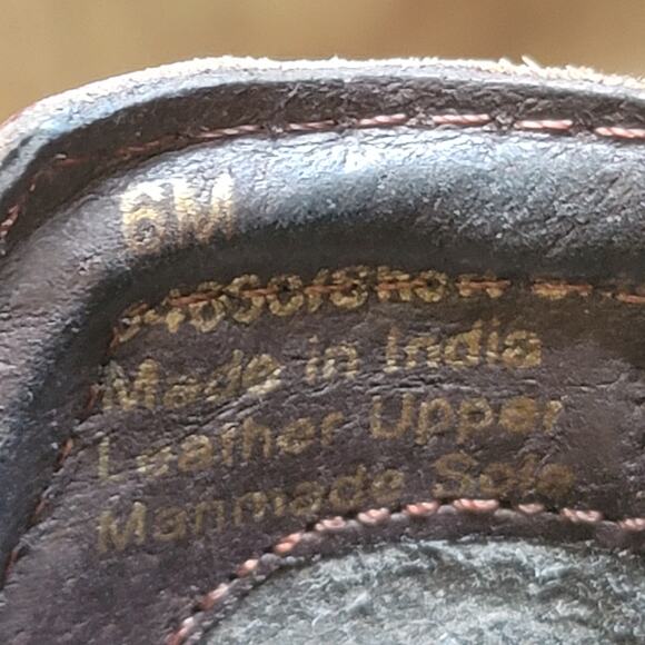 DIBA.True Brown Cut Out Leather Ankle Booties Women's Size 6 - Picture 3 of 14